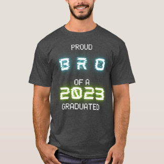 T-shirt Fièrement frère d'un diplômé de 2023 remise des di