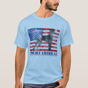 T-shirt Fièrement le grand Danois américain