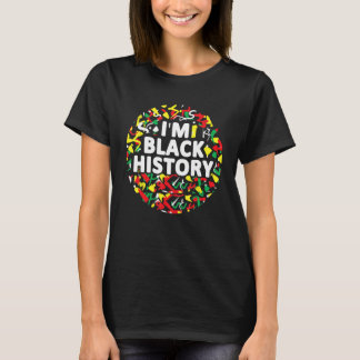 T-shirt Fièrement Noir Je Suis Noir Histoire Vêtements