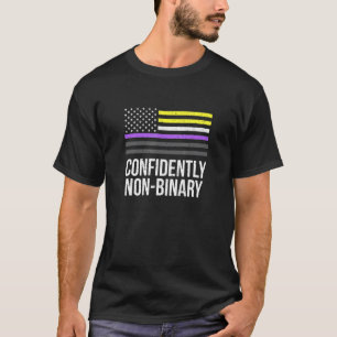 T-shirt Fièrement Non Binaire Lgbtq Genre Fluide Fierté 3