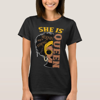 T-shirt Fières ladies noires afro-américaines Histoire des