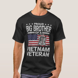 T-shirt Fiers Big Brother Vietnam Vétérinaire États-Unis D