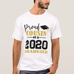 T-shirt Fiers cousins d'un diplômé de 2020