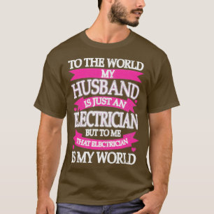 T-shirt Fiers Électriciens Femme Cadeaux Électricien Femme
