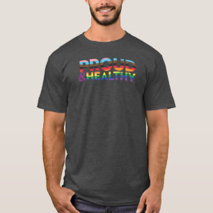T-Shirt fiers et en bonne santé pour hommes
