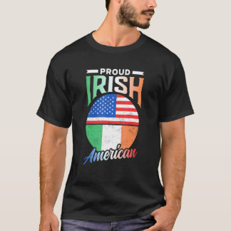 T-shirt Fiers Irlandais Racines Américaines Irlande Famill