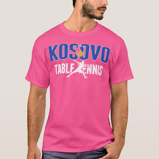 T-shirt Fiers Kosovo Table de tennis Amateurs Jersey - Kos (Devant)
