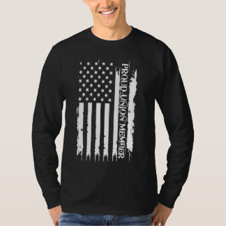 T-shirt Fiers Union Membre États-Unis Distressed w US F