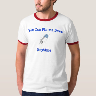T-shirt Fierté adulte de jeu d'âge, Pin je vers le bas,