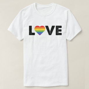 T-shirt Fierté Amour est Amour Égalité Gay Arc-en-ciel LGB