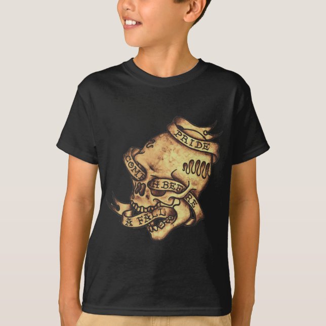 T-shirt Fierté Cometh avant un automne. (Devant)
