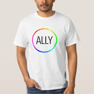 T-shirt Fierté d'allié - gradient moderne
