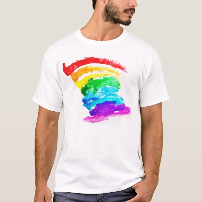 T-shirt Fierté d'arc-en-ciel (Devant)