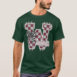 T-shirt Fierté de Chat Sauvage Marbré Marron École Esprit