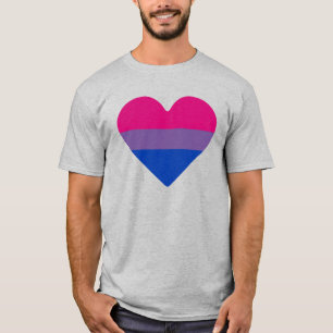 T-Shirt Fierté de Cœur Bisexuel