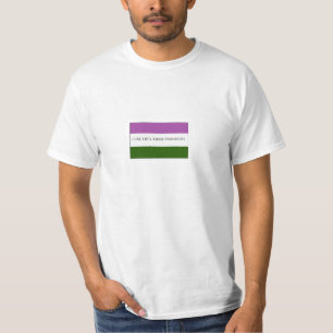 T-shirt Fierté de drapeau de Genderqueer Nonbinary ils