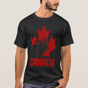 T-shirt Fierté de feuille de érable d'orignal du Canada Vi