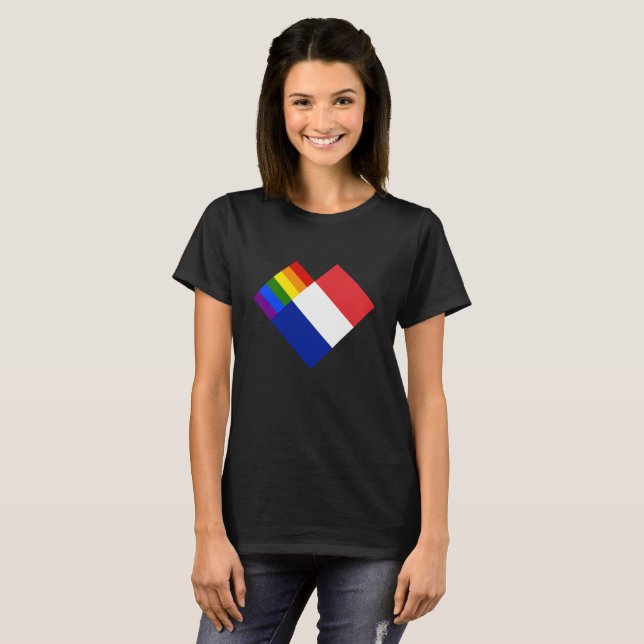 T-shirt Fierté de France (Devant entier)