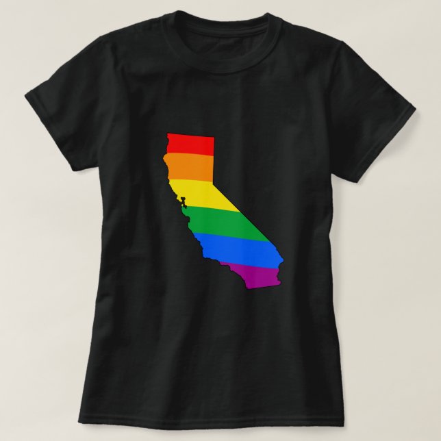 T-SHIRT FIERTÉ DE LA CALIFORNIE - .PNG (Design devant)