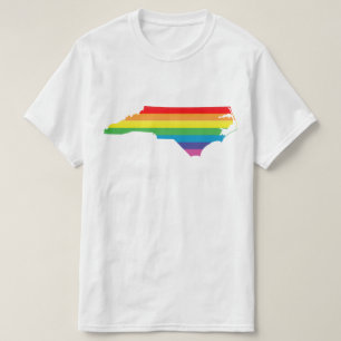 T-shirt fierté de la carolina du nord.