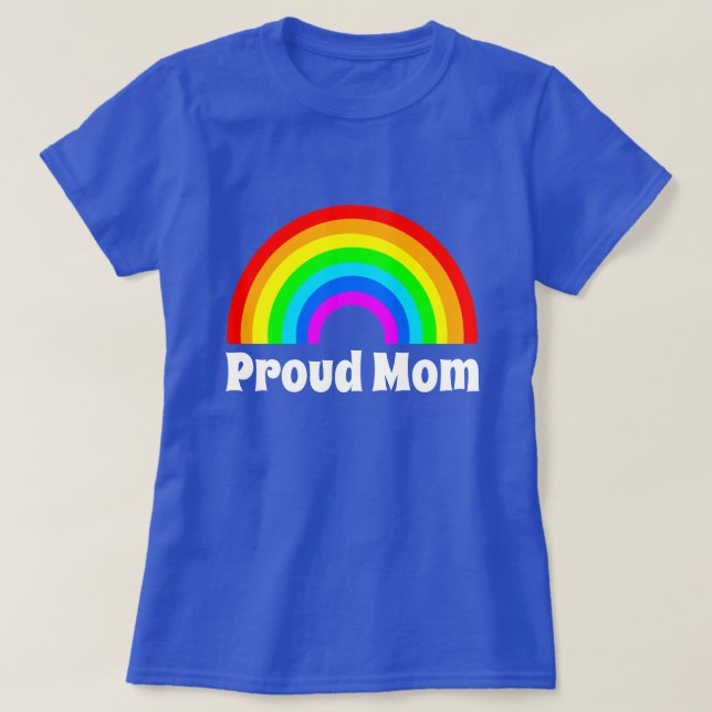 T-SHIRT FIERTÉ DE LA FIERTÉ LGBTQ DE MOM (Design devant)