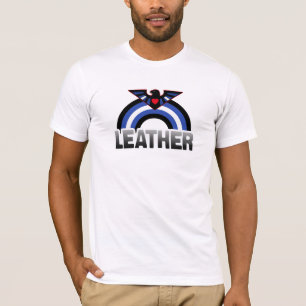 T-shirt Fierté de l'aigle en cuir