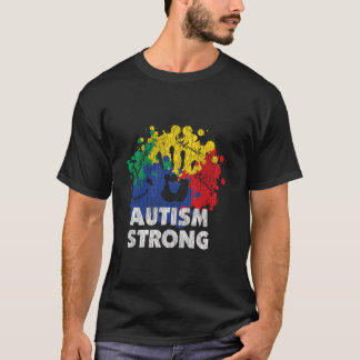 T-shirt Fierté de l'autisme, autistique fort et conscient