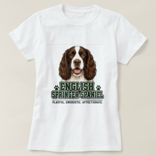 T-shirt 🐾 Fierté de l'English Springer Spaniel 🐾