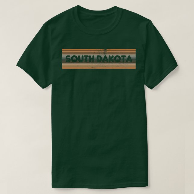 T-shirt Fierté de l'État du Dakota du Sud (Design devant)