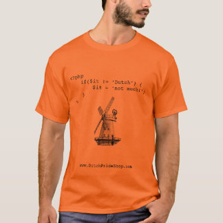 T-shirt Fierté de Néerlandais de geek