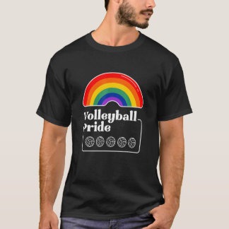 T-shirt Fierté de volleyball LGBTQIA Gay