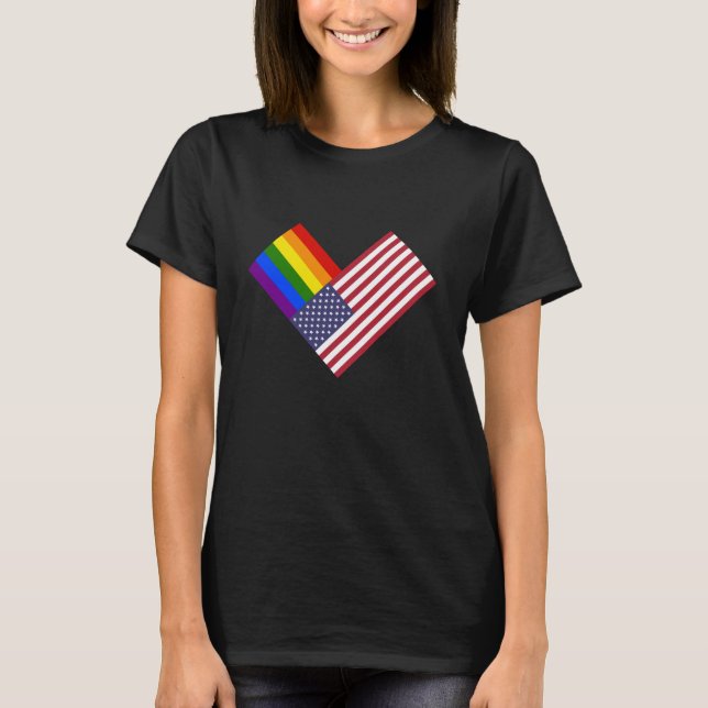 T-shirt Fierté des États-Unis (Devant)