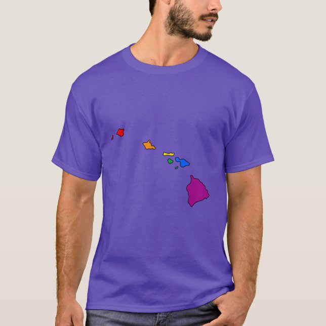 T-SHIRT FIERTÉ D'HAWAÏ - (Devant)