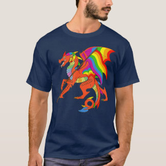 T-shirt Fierté Dragon LGBT transgenre gay transgenre Trans