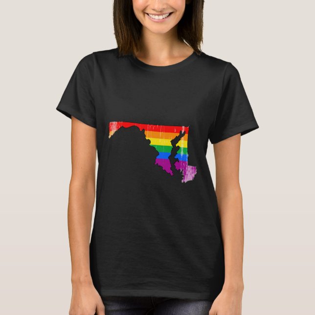 T-SHIRT FIERTÉ DU MARYLAND - AFFLIGÉE - .PNG (Devant)