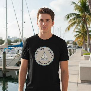 T-shirt Fierté du quartier côtier de Coconut Grove Miami