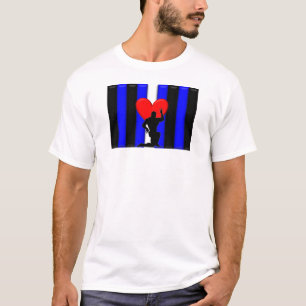T-shirt Fierté en cuir de culte de muscle