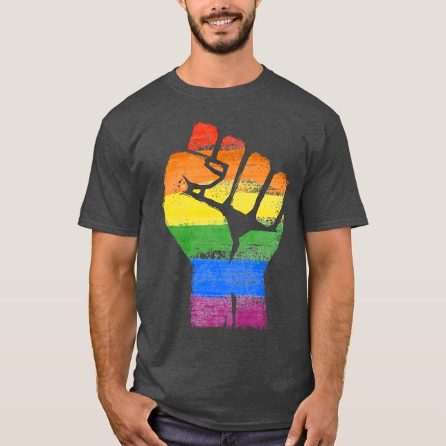 T-shirt Fierté et puissance de LGBT (Devant)