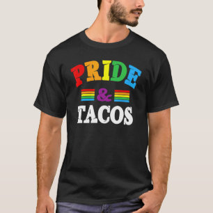 T-shirt Fierté Et Tacos Lgbt Lgbtq Gay pride Rainbow Flag 