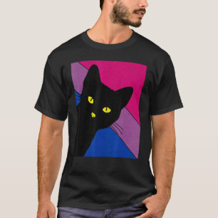 T-shirt Fierté Gay Chat Bisexuel Drapeau Arc-en-ciel LGBTQ