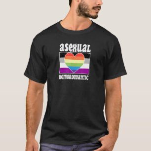 T-shirt Fierté homoromantique sexuelle Drapeau mignon Ace