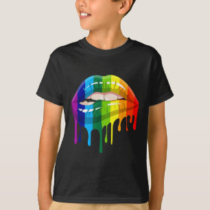 T-shirt Fierté Lesbienne Gay Lip - Lgbtq _1