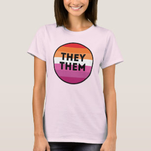 T-Shirt Fierté Lesbienne Pronoms