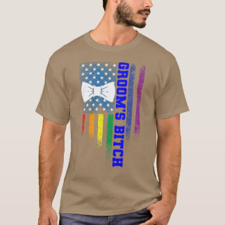 T-shirt Fierté LGBT Gay Enterrement de vie de garçon Engag