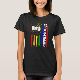 T-shirt Fierté LGBT Gay Enterrement de vie de garçon Engag