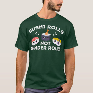 T-shirt Fierté LGBT Sushi Rolls Non Rôles Sexes Égalité