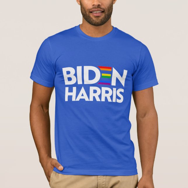 T-shirt Fierté LGBTQ pour Biden Harris (Devant)