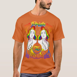 T-shirt Fierté LGBTQ Zodiac Gemini