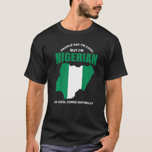 T-shirt Fierté nigériane Nigérian Afro-Américain Nigérian
