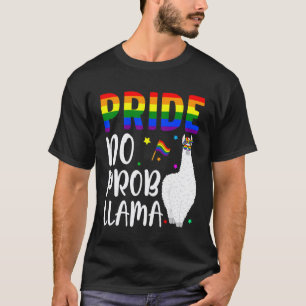 T-shirt Fierté No Prob Llama Fier LGBT Idées